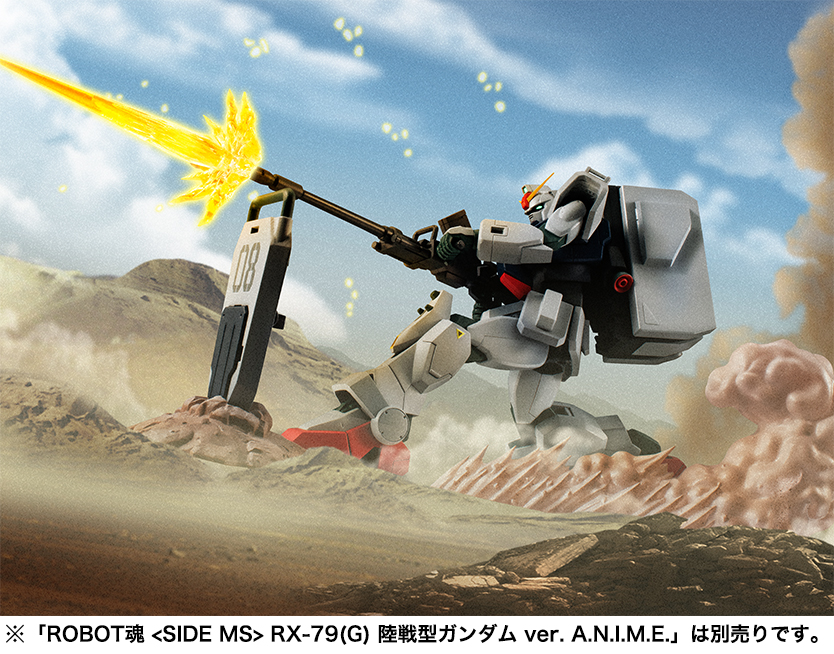 ROBOT SPIRITS Figure MOBILE SUIT GUNDAM The 08th MS Team＜SIDE MS MOBILE SUIT Gundam: The 08th MS Team OPTION PARTS SET ver. A.N.I.M.E.