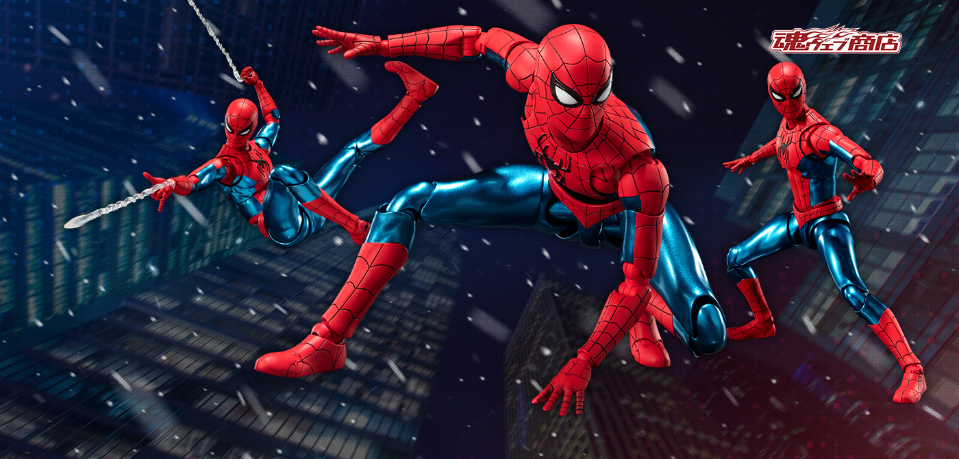 SPIDER-MAN: No Way Home Figure S.H.Figuarts (S.H.Figuarts) Spider-Man [New Red & Blue Suit] (SPIDER-MAN: No Way Home)