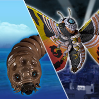Special site [Godzilla] Mothra (adult) and (larva) that appeared "Godzilla vs Mothra" became Special Color Ver.