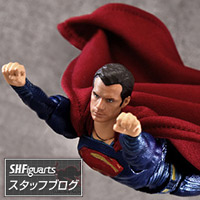 Special website Tamashii web shop on order "S.H.Figuarts SUPERMAN (JUSTICE LEAGUE)" Review of how to play with fabric cloak