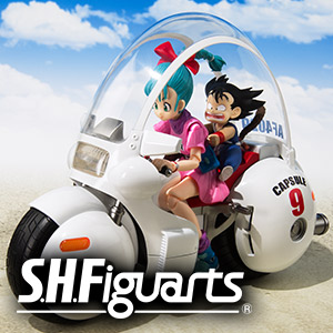 特設サイト TVアニメ『ドラゴンボール』の第一話に登場したブルマのバイクが S.H.Figuartsで立体化！