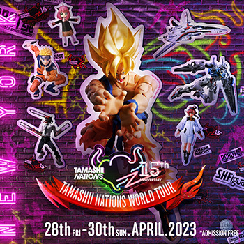 Event "TAMASHII NATIONS WORLD TOUR" The first venue is NEW YORK! Held from April 28th to 30th, 2023!