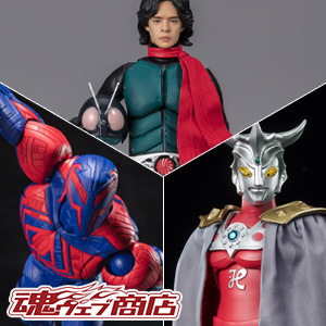 TOPICS [TAMASHII web shop] ULTRA MANTLE, KAMEN RIDER / HONGO TAKESHI, and Spider-Man 2099 will be available for pre-order from 10am on Friday, May 26th!
