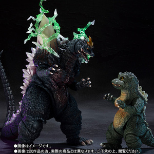 S.H.MonsterArts スペースゴジラ＆リトルゴジラ Special Color Ver. 01
