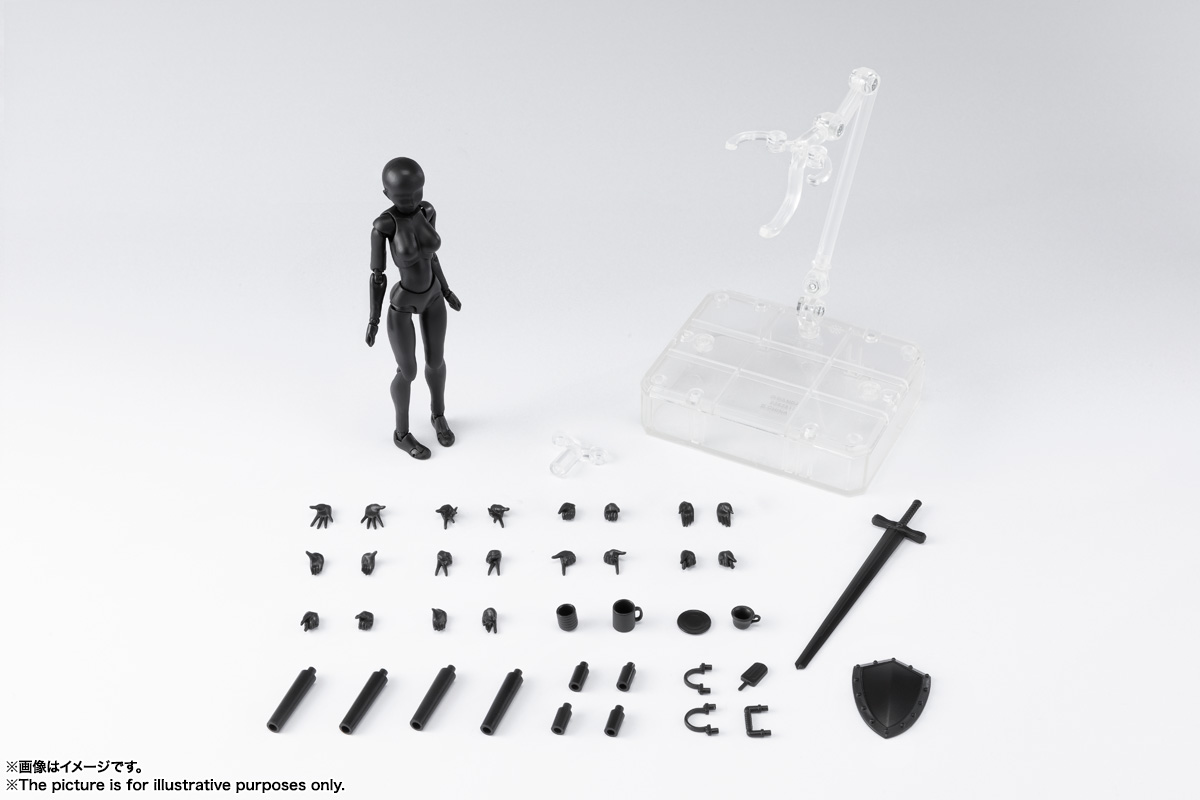 S.H.Figuarts ボディちゃん DX SET 2（ Solid black Color Ver.） 02