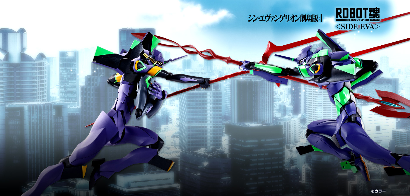 Evangelion: 3.0+1.0 Thrice Upon a Time:‖ Figure ROBOT SPIRITS <SIDE EVA> EVANGELION 01 TEST TYPE + Spear of Cassius (Renewal Color Edition)
