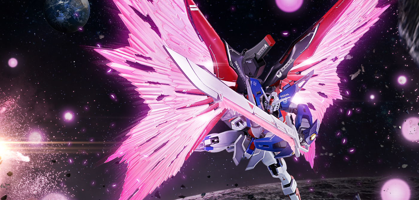 Mobile Suit Gundam Seed FREEDOM Figure METAL METAL ROBOT SPIRITS ROBOT SPIRITS <SIDE MS> Destiny Gundam SpecII Light Wings & Effect Set