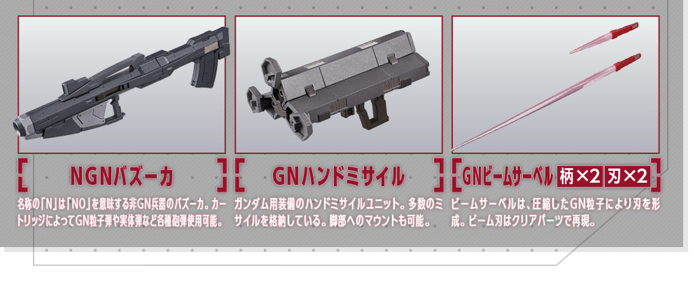 METAL BUILD
ガンダムアストレア TYPE-F (GN HEAVY WEAPON SET)