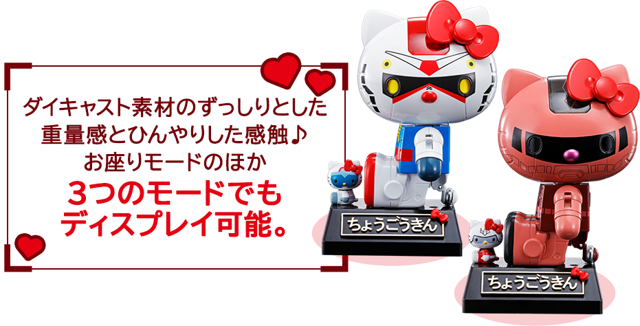 Chogokin MS-06S ZakuⅡ Char Aznable Custom★Hello Kitty